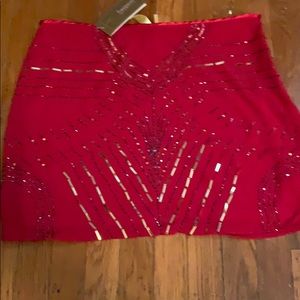 Francescas sequin holiday skirt
